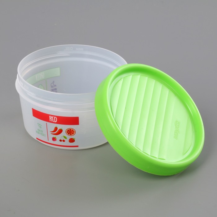 Емкость для сыпучих и СВЧ 500 мл Vitaline, цвет салатный