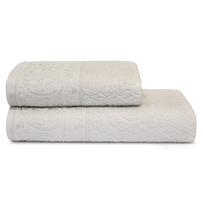 КМП "Эмбер", размер 50х90 см-1 шт., 70х130 см-1 шт., цвет экрю