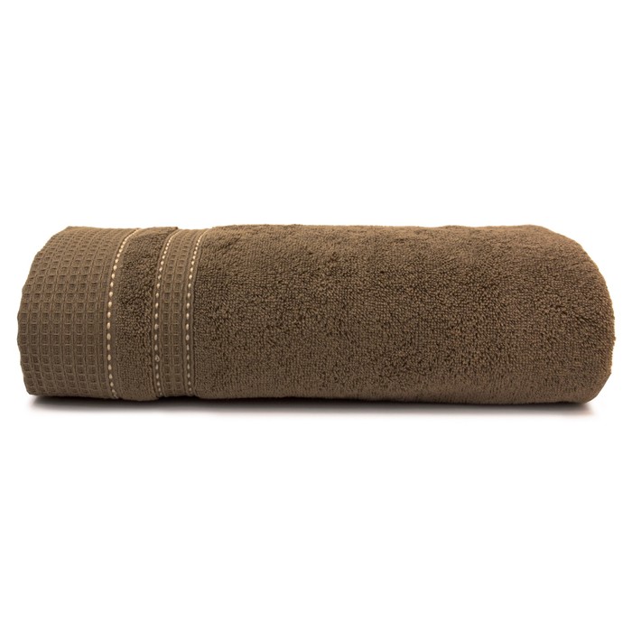 Полотенце "Инди", размер 70х130 см, цвет коричневый