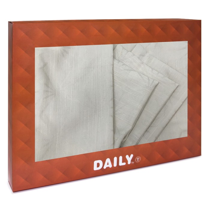 Скатерть "Бурше", размер 160х220 см, салфетки 35х35 см-4 шт., цвет белый