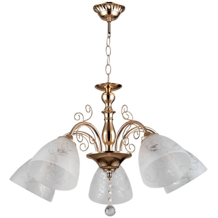 Люстра "Витторе" 5x60Вт E27 золото