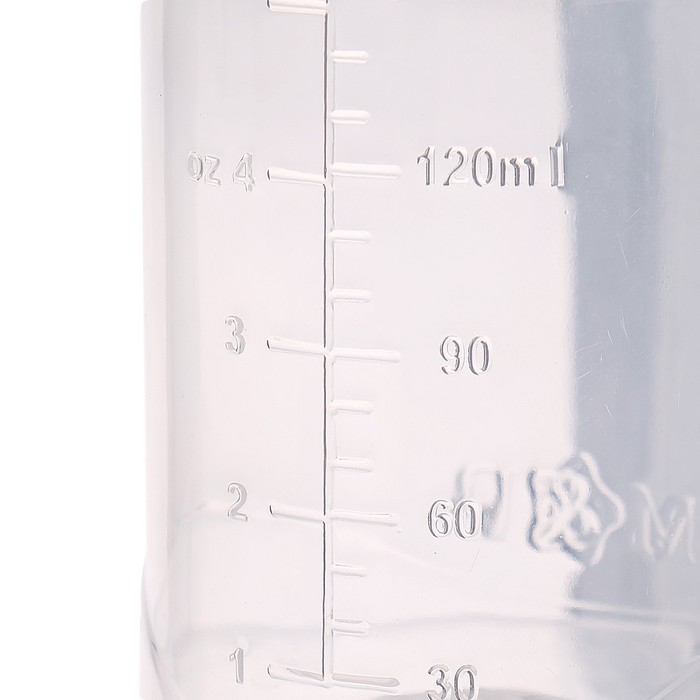 Бутылочка для кормления детская классическая, 150 мл, от 0 мес., цвет оранжевый МИКС