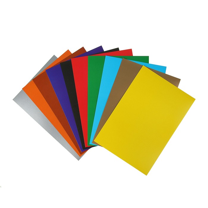 Картон цветной 10 листов 10 цветов "Щенячий патруль", мелованный 230 г/м2, обложка уф-лак