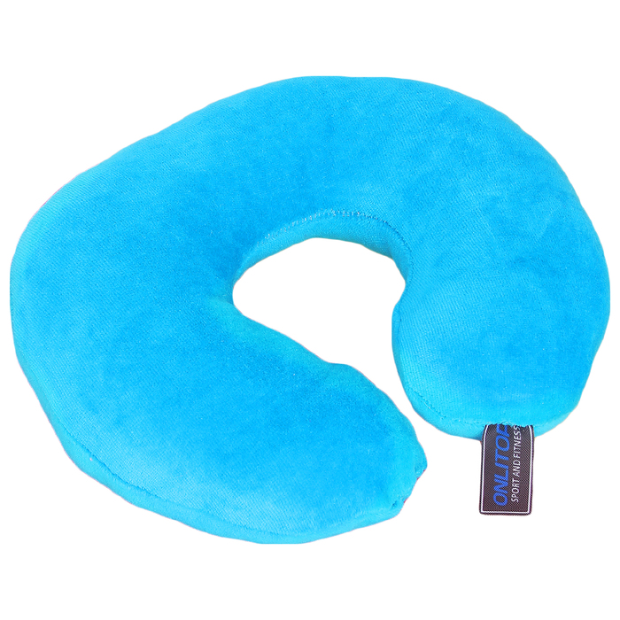 Подушка-воротник путешественника, релакс детская, мягкий велюр, цвет МИКС