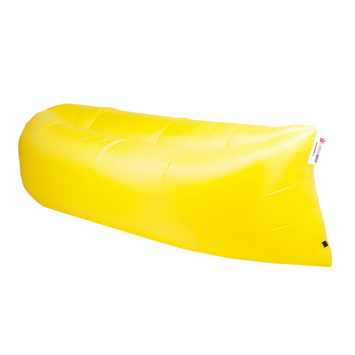 Шезлонг самонадувающийся, цвет жёлтый