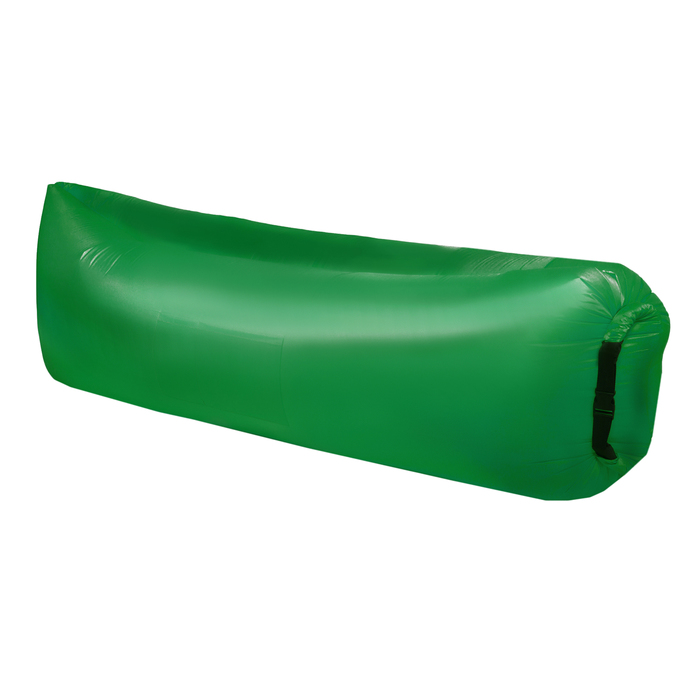 Шезлонг самонадувающийся, цвет зелёный