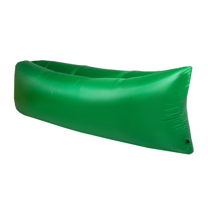 Шезлонг самонадувающийся, цвет зелёный