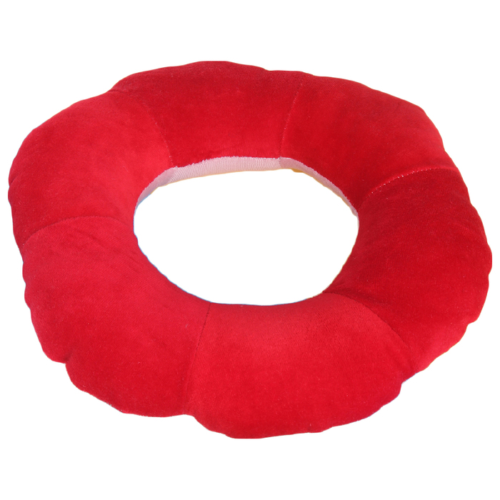 Подушка путешественника релакс мягкий велюр, цвет МИКС