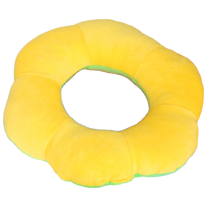 Подушка путешественника релакс мягкий велюр, цвет МИКС