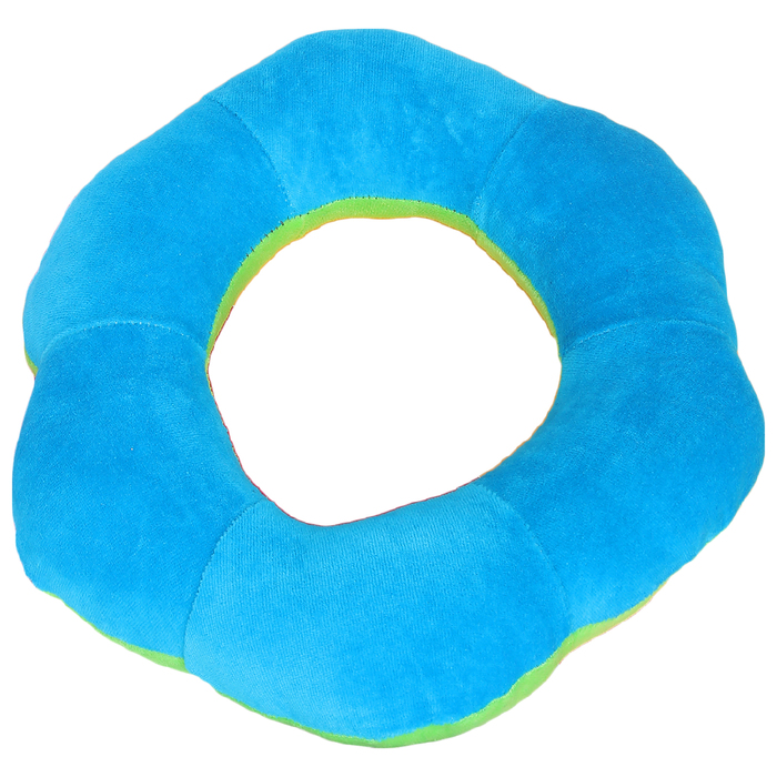 Подушка путешественника релакс мягкий велюр, цвет МИКС