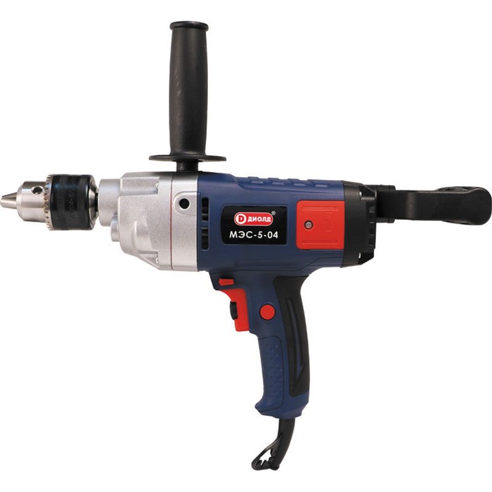 Дрель "ДИОЛД" МЭС-5-04, 1300 Вт, ЗВП 13 мм, 550 об/мин, 16 Нм, дерево/сталь 50/16 мм