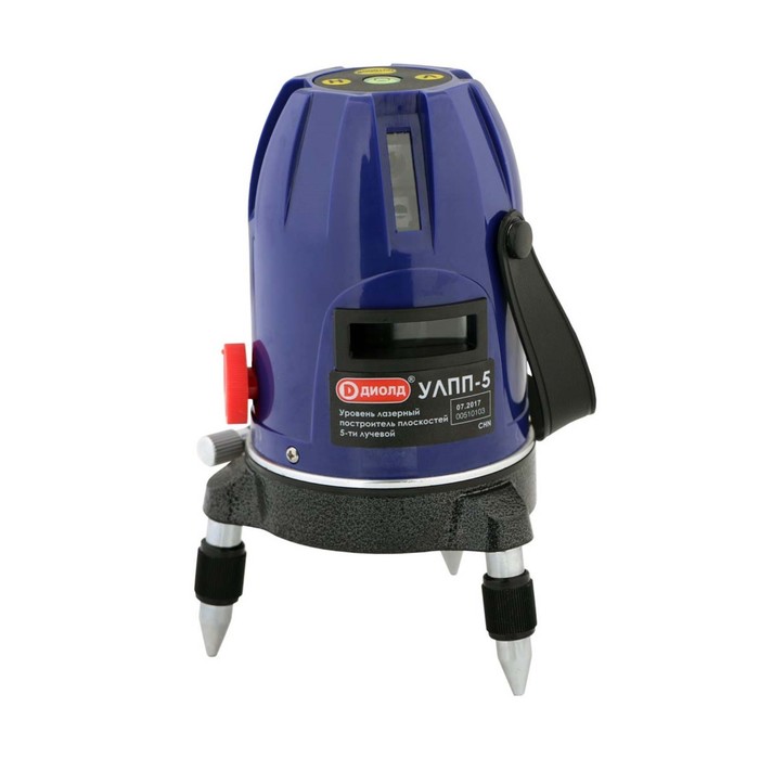 Уровень лазерный "ДИОЛД" УЛПП-5, самовыравнивающийся, штатив, ± 1/7 мм/м, 15 м, алюм. кейс