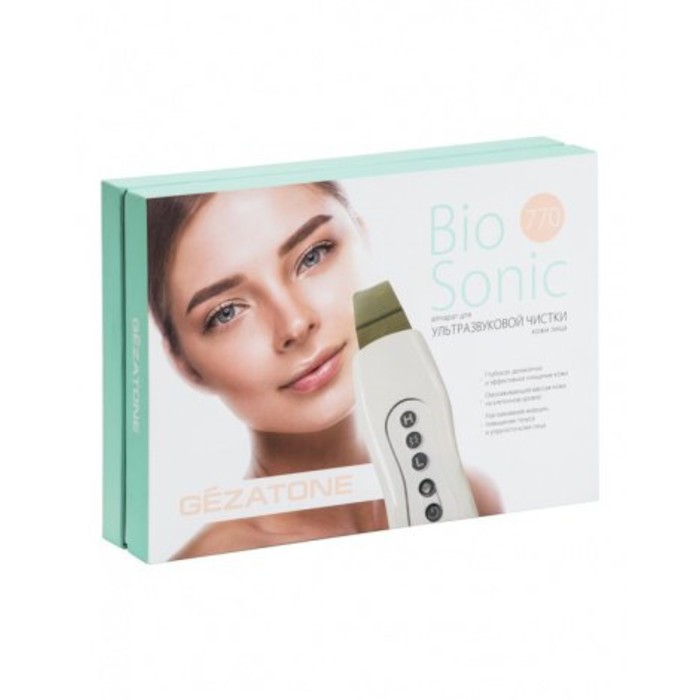 Прибор для ультразвуковой чистки лица GezatoneBio Sonic 770, 3.7 Вт