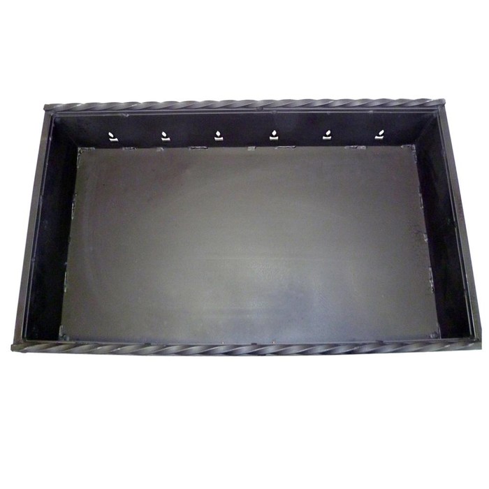 Мангал стационарный "Крепыш", сталь 08ПС толщиной 2 мм, ножки укладываются внутрь мангала