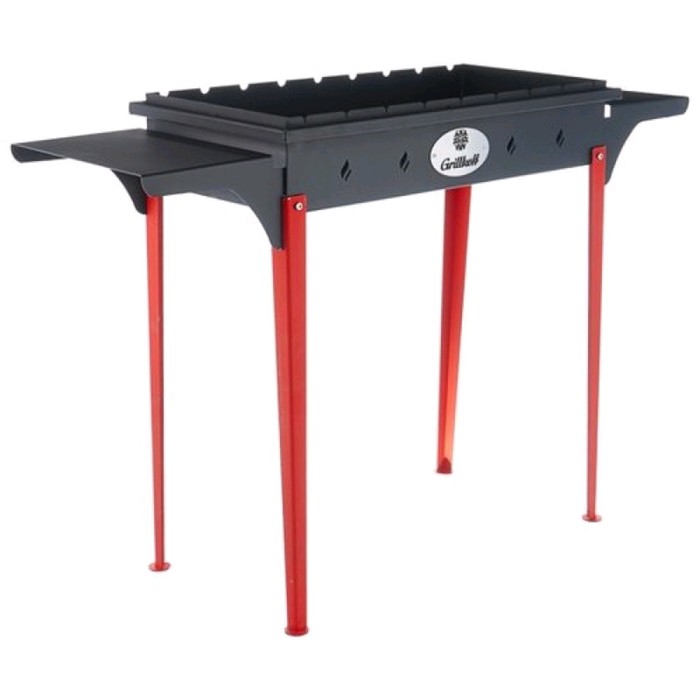 Мангал "Стационарный", сталь 08ПС толщиной 3 мм, ножки укладываются внутрь мангала