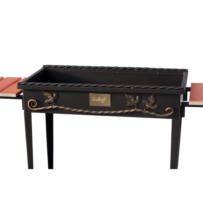 Мангал "Стационарный", сталь 08ПС толщиной 3 мм, ножки укладываются внутрь мангала