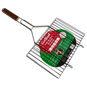 

Решётка гриль для мяса Grillkoff 350х230 мм, стальная, плоская