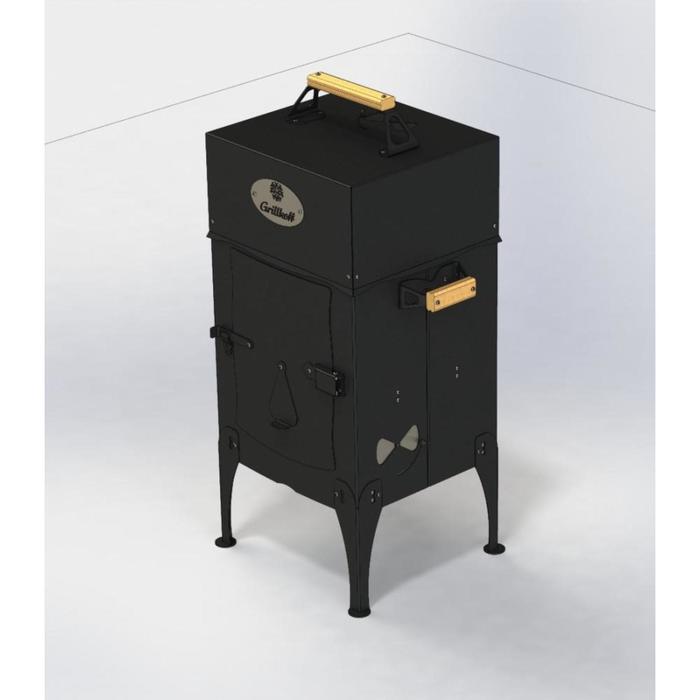 Коптильня угольная двухуровневая 