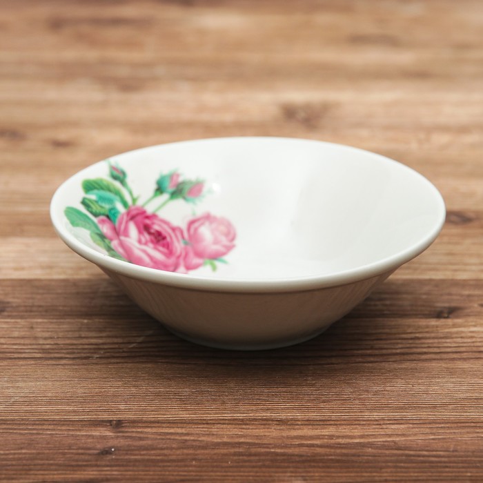 Салатник 0,25 л "Донской" роза Кавказа, деколь