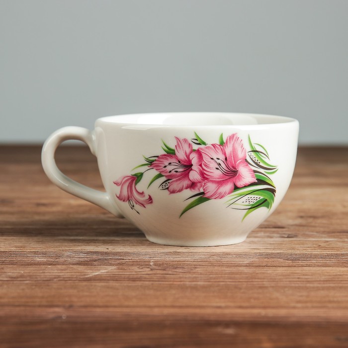 Кружка 0,25 л "Лотос" гладиолус, деколь