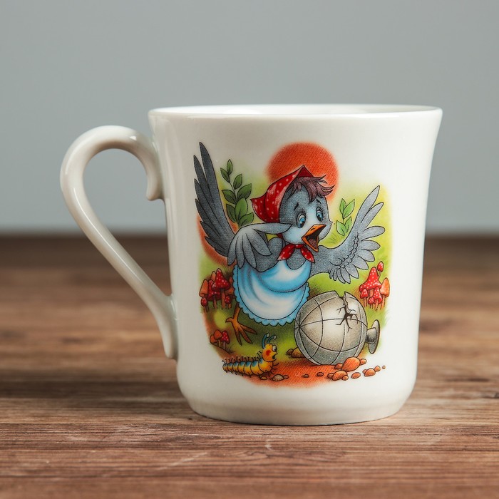 Кружка 250 мл "Верона" азбука, деколь, микс