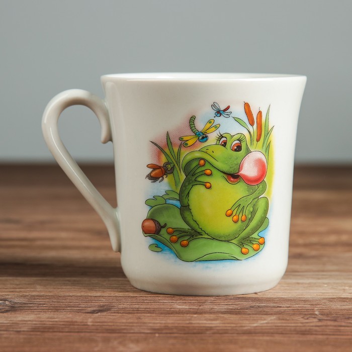 Кружка 250 мл "Верона" азбука, деколь, микс