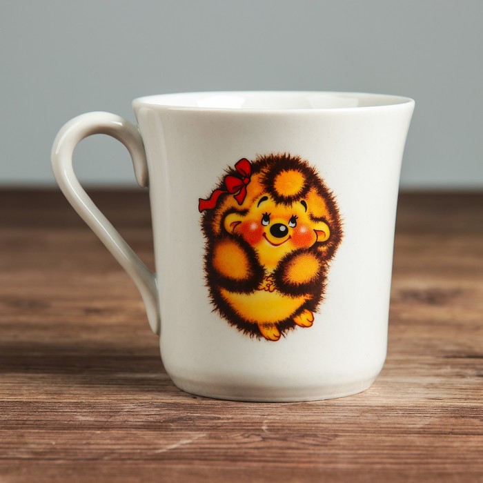 Кружка 250 мл "Верона" ёжик, деколь, микс