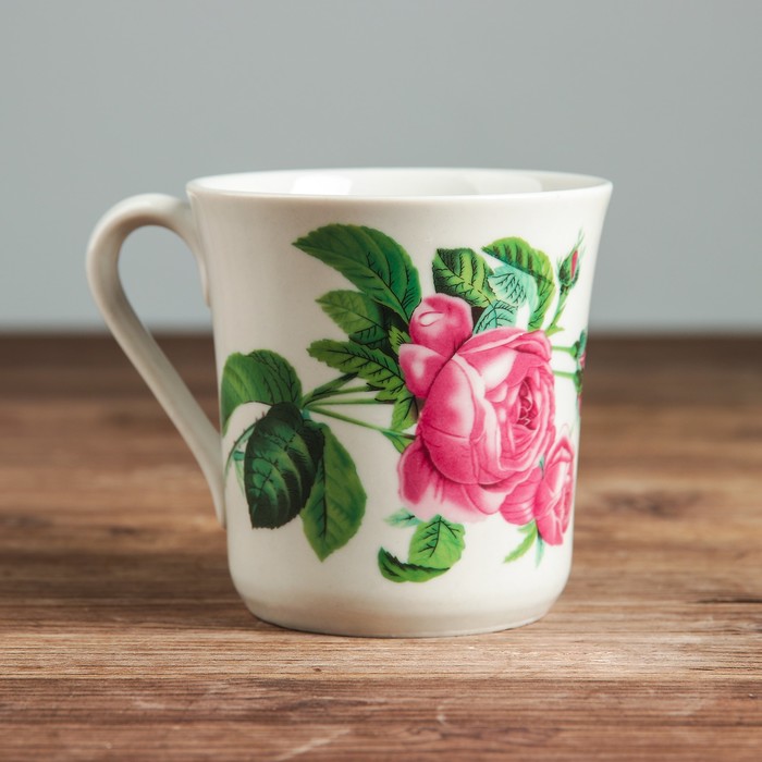 Кружка 0,25 "Верона" роза Кавказа, деколь