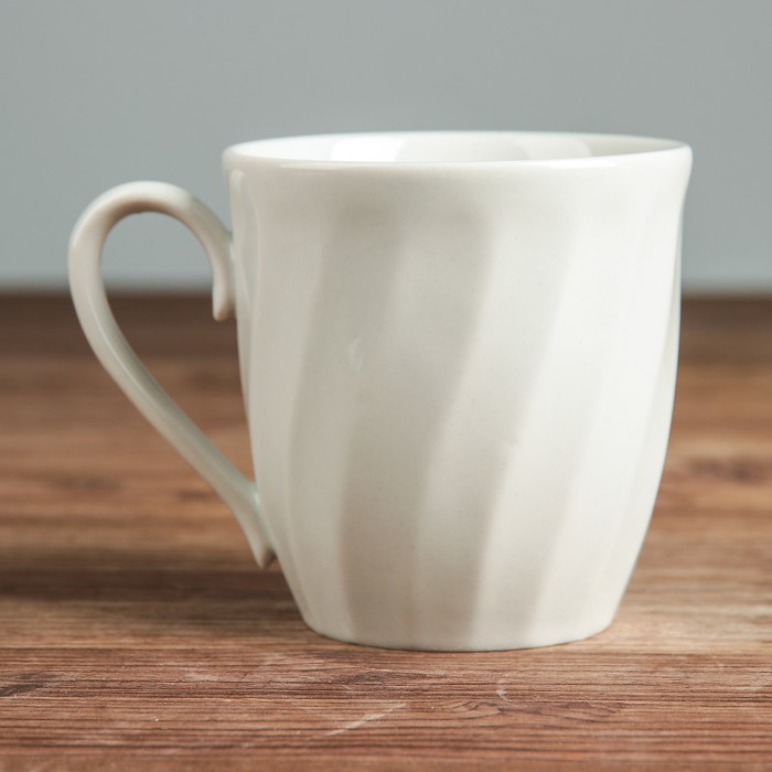 Кружка 0,25 л "Волна" белая