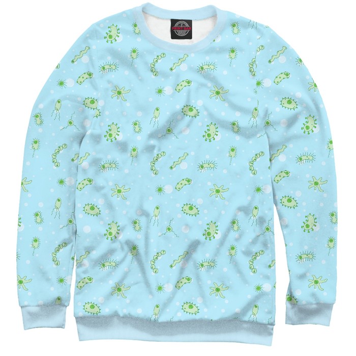 Свитшот для девочки "Микробики" , рост 128 см VRC-324855
