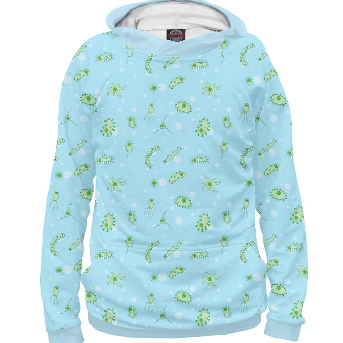 Худи для девочки "Микробики" , рост 116 см VRC-324855