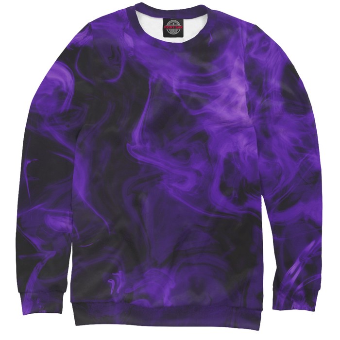 Свитшот для девочки "Сиреневый дым" , рост 128 см STI-280211