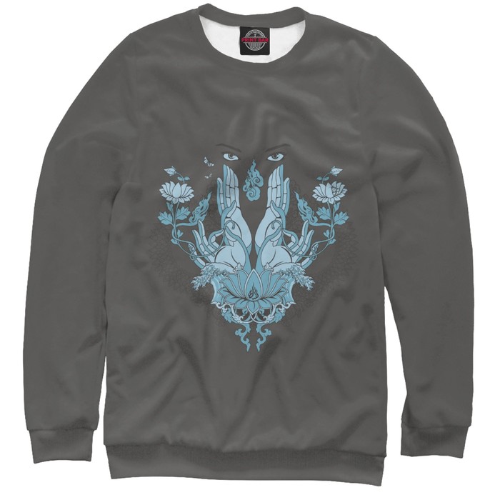 Свитшот для девочки "Глаза" , рост 158 см ABS-104147