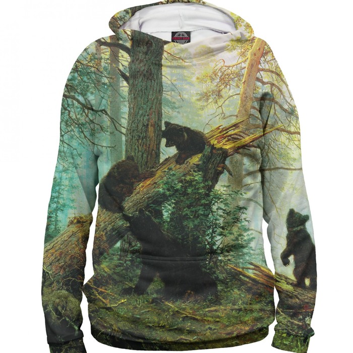 Худи для мальчика "Утро в сосновом лесу" , рост 140 см GHI-471282