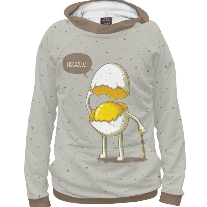 Худи для мальчика "Яйцо приветствует" , рост 122 см EDA-618907