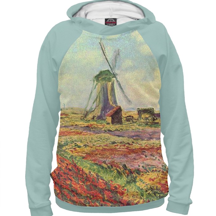 Худи для мальчика "Клод Моне. Ветряная мельница" , рост 104 см GHI-876441