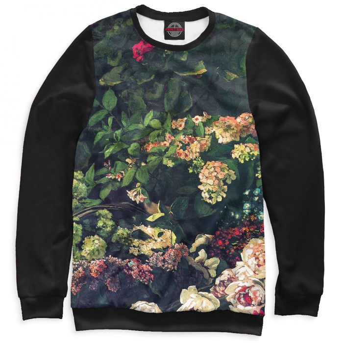 Свитшот для девочки "Цветы" , рост 104 см CVE-250815