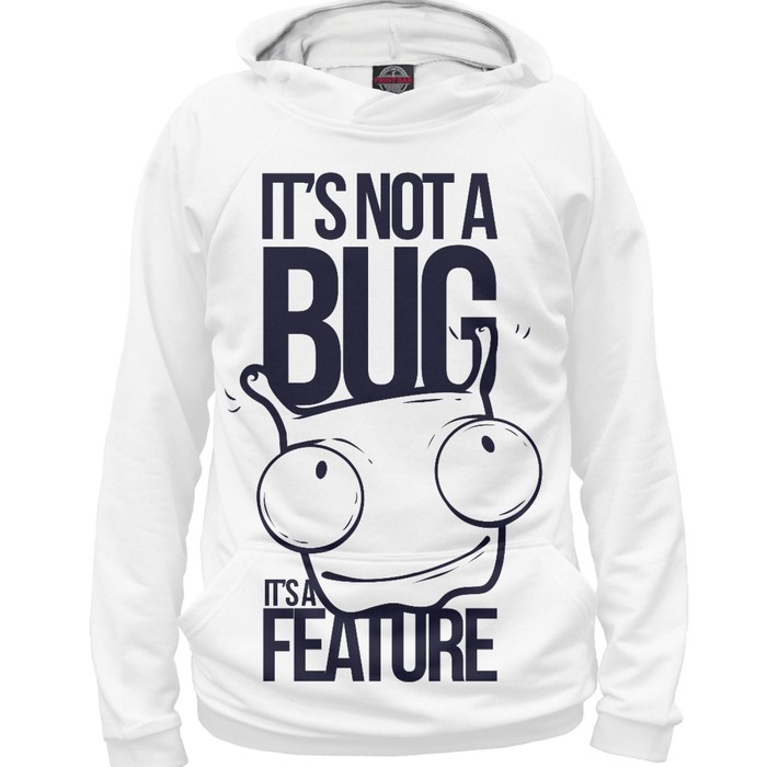 Худи для мальчика "Не баг, а фича!" , рост 146 см  ITT-286258