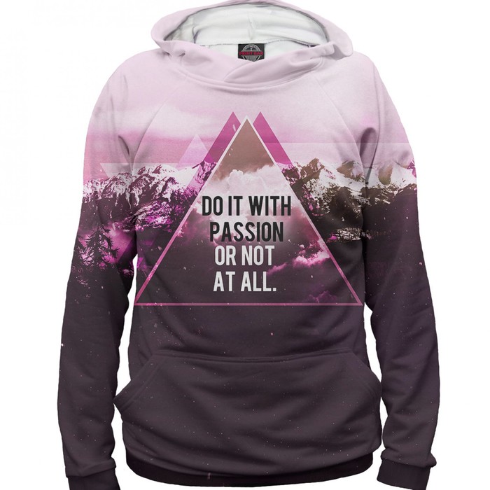 Худи для девочки Do It With Passion or Not at All , рост 104 см NAD-452647