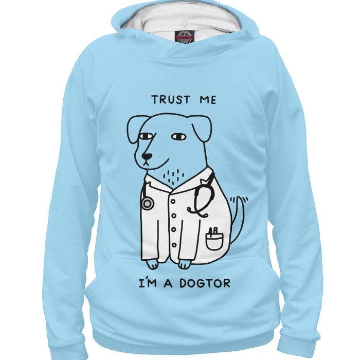 Худи для девочки Dogtor , рост 134 см VRC-851985