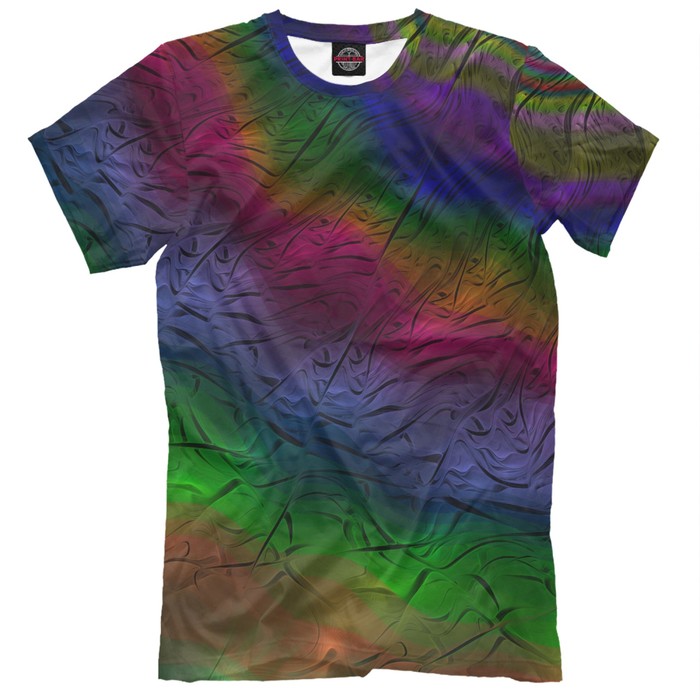 Футболка для мальчика "Радуга" , рост 110 см CLR-441666