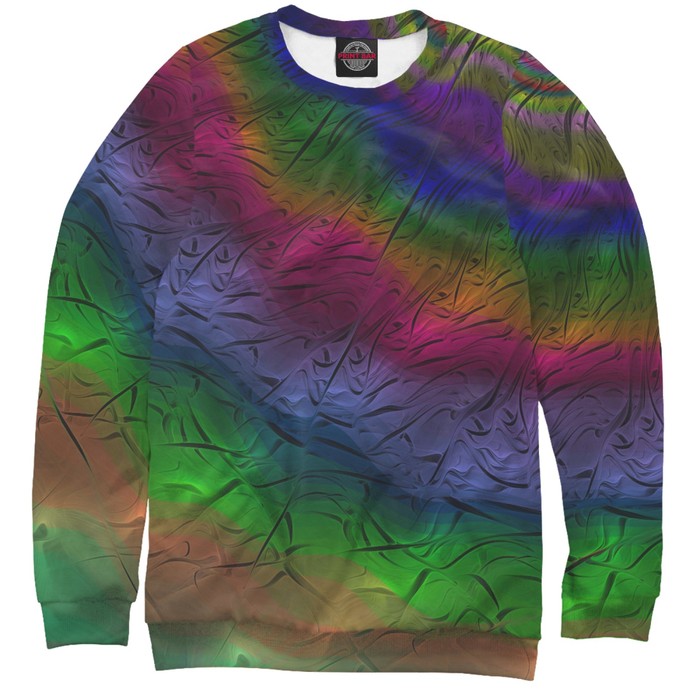 Свитшот для девочки "Радуга" , рост 146 см  CLR-441666