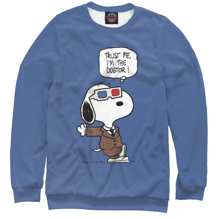 Свитшот для девочки I am the Dogtor , рост 158 см VRC-241024