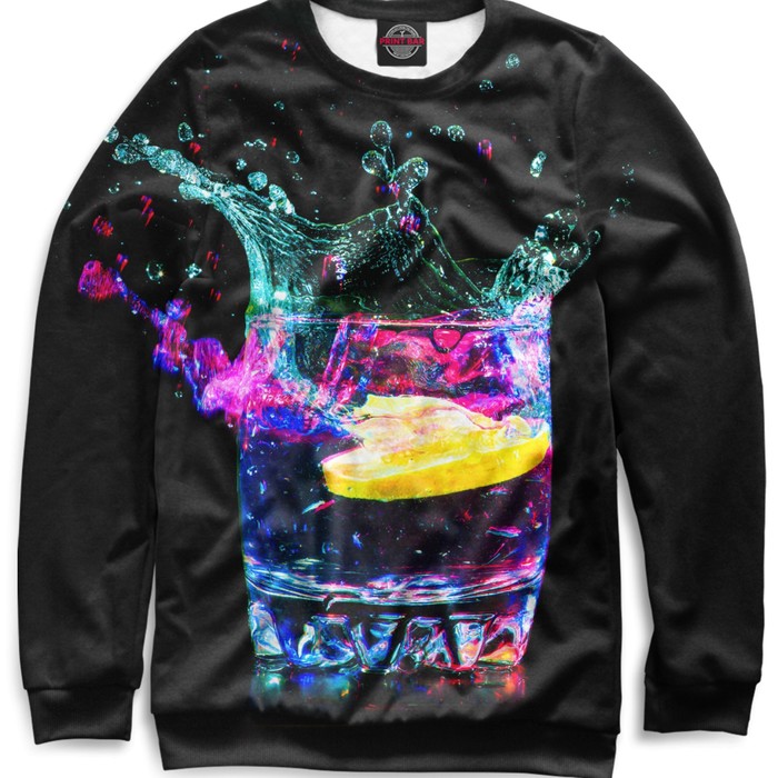 Свитшот для девочки "Лимон" , рост 128 см CLR-637159