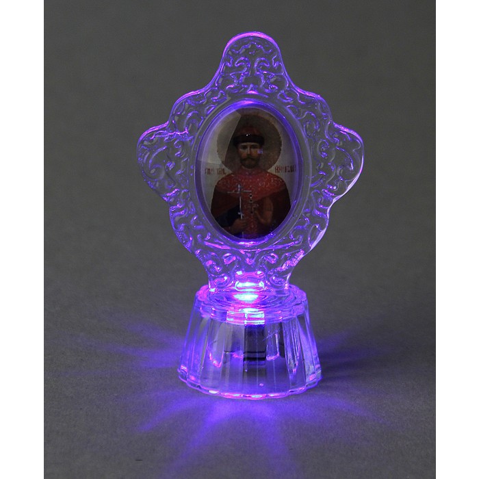 Икона "Святой царь- мученик Николай" со светодиодом