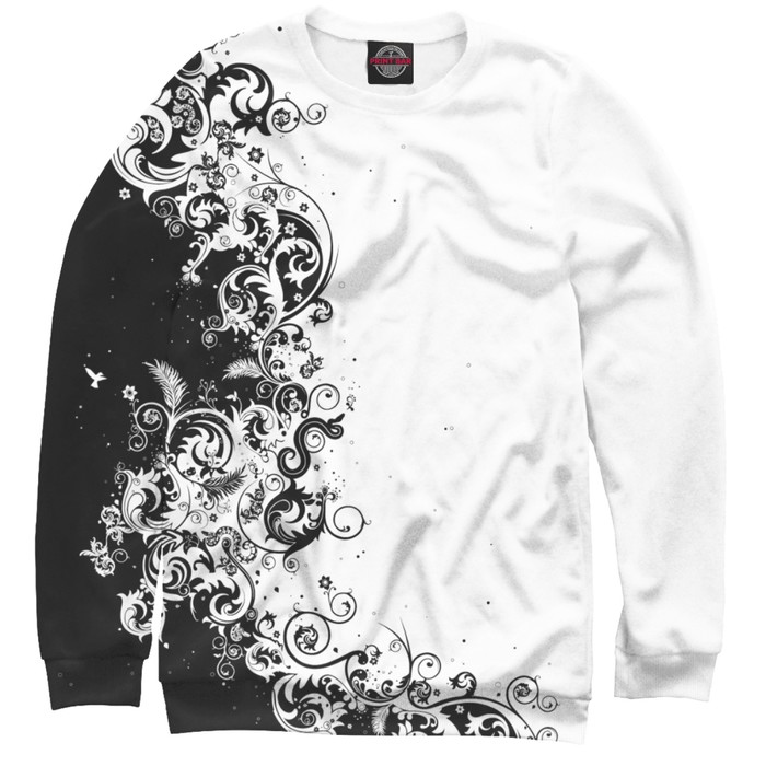 Свитшот для мальчика White patterns , рост 134 см HIP-718183