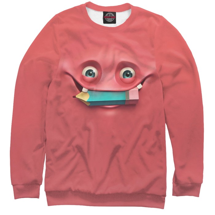 Свитшот для девочки "Карандаш" , рост 110 см DZN-565921