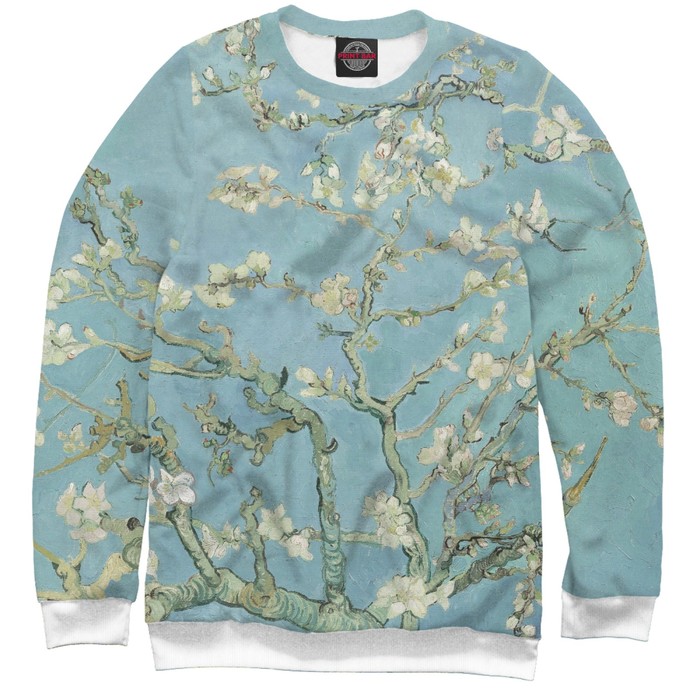 Свитшот для девочки "Ван Гог" , рост 110 см GHI-561921