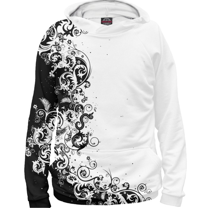 Худи для девочки White patterns , рост 152 см HIP-718183