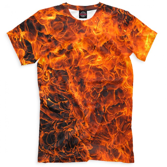 Футболка для мальчика "Огонь" , рост 146 см  STI-683453